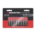 thumbnail image 4 of Monster Power Pilas Alcalinas AA Paquete de 16, Pilas LR6 Doble A de 1.5V, Energía Duradera y Resistente a Fugas para Controles Remotos, Juguetes, Linternas y Dispositivos Del Hogar, 4 of 7