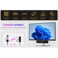 thumbnail image 2 of Altavoces para computadora XKX, barra de sonido con cable USB y bajo, 2 of 9