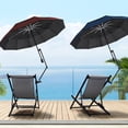 thumbnail image 2 of Sombrilla de playa XLINGZA UPF 50+ con pinza ajustable portátil, 2 of 8