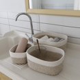 thumbnail image 3 of Box Food Storage Tray Bathroom Rack Basket Organizer .space Saving Home Furnishings Cotton Rope Woven Oval Ellipse Bin, 3 of 4