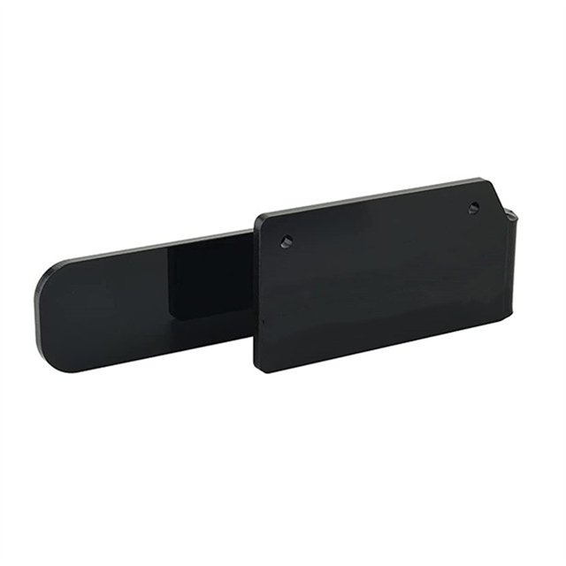 Monstrate 1 Juego de ganchos de acrílico para toallas de mano soporte de pared para baño negro Type2 NO2