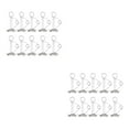 thumbnail image 2 of yingyy Pack de 10 en Forme de Spirale Ressort Pont Piquet Corde Boucles Acier Inoxydable Coupe-Vent Tente Rétractable Piquets 2Set, 2 of 6