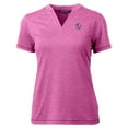 thumbnail image 2 of Women's Cutter & Buck  Light Pink New York Yankees Forge Heathered Stretch Blade Top, 2 of 3