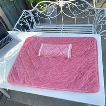 BloomVivid USB-Powered Crystal Velvet Electric Blanket, 60x80 cm, Washable, 45°C Constant Warmth, Ideal for Winter Home Use