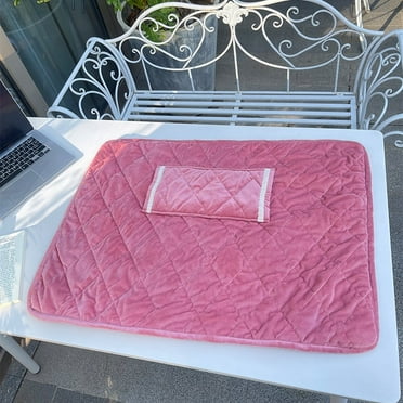 BloomVivid USB-Powered Crystal Velvet Electric Blanket, 60x80 cm, Washable, 45°C Constant Warmth, Ideal for Winter Home Use