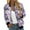 Purple, variant on DQRPSEETB Women's Clothing Coat for Womens Suitable Daily Jackets Lightweight Zip Up Jacket Floral Print Coat Stand Collar Short Sports Outwear Blouses for Women Casual XXL