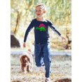 thumbnail image 2 of Dinosaur Smiling Long Sleeve Toddler -Image by Shutterstock,  4 Toddler, 2 of 4