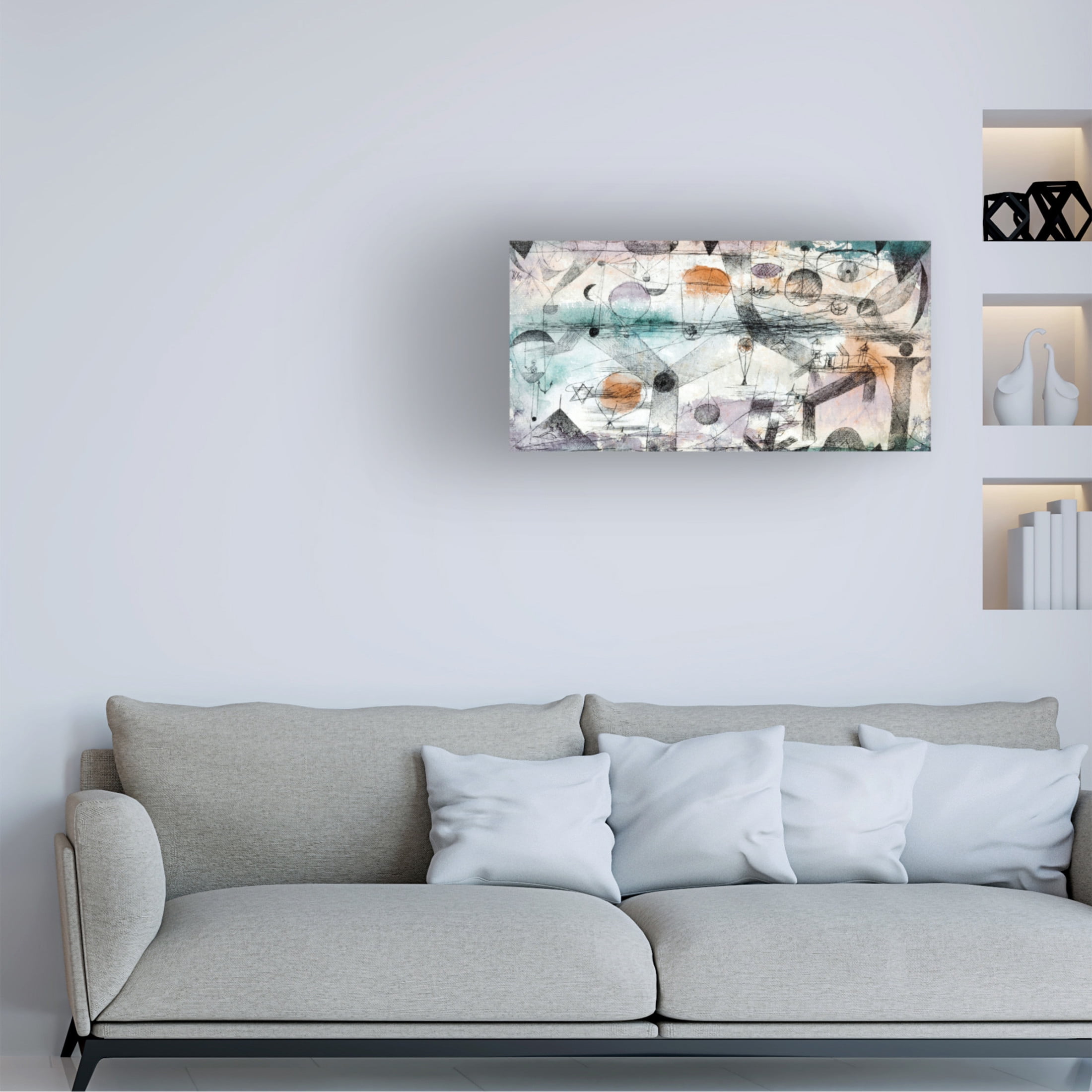 Trademark Fine Art Pictufy In the Realm of Air 1917 Canvas Wall Art