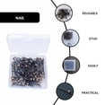 thumbnail image 2 of Mobutofu 150Pcs Premium Picture Nails Black Iron Frame Nails with Storage Box Easy to Carry and Reuse, 2 of 7