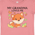 thumbnail image 4 of Inktastic My Grandma Loves Me- little fox Boys or Girls Baby T-Shirt, 4 of 5