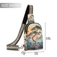 thumbnail image 2 of FORMRS Womens Crossbody Sling Bag Travel Daypack Shoulder Chest Backpack, Pine Tree at Dawn, 2 of 7