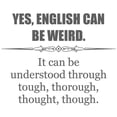thumbnail image 2 of CafePress - English Can Be Weird Mugs - 11 oz Ceramic Mug - Novelty Coffee Tea Cup, 2 of 4
