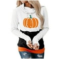 thumbnail image 1 of Sudadera Para Mujer Sudaderas de Cuello Redondo Estampado de Moda Jersey de Cuello Redondo Tops Blusa de Manga Larga Con Capucha Sudadera Odeerbi  ODB131539, 1 of 5
