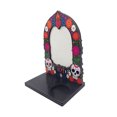 thumbnail image 2 of Wood Day of the Dead Photo Frame Display Stand Tabletop Picture Holder with Base Freestanding Decorative Altar Style, 2 of 6