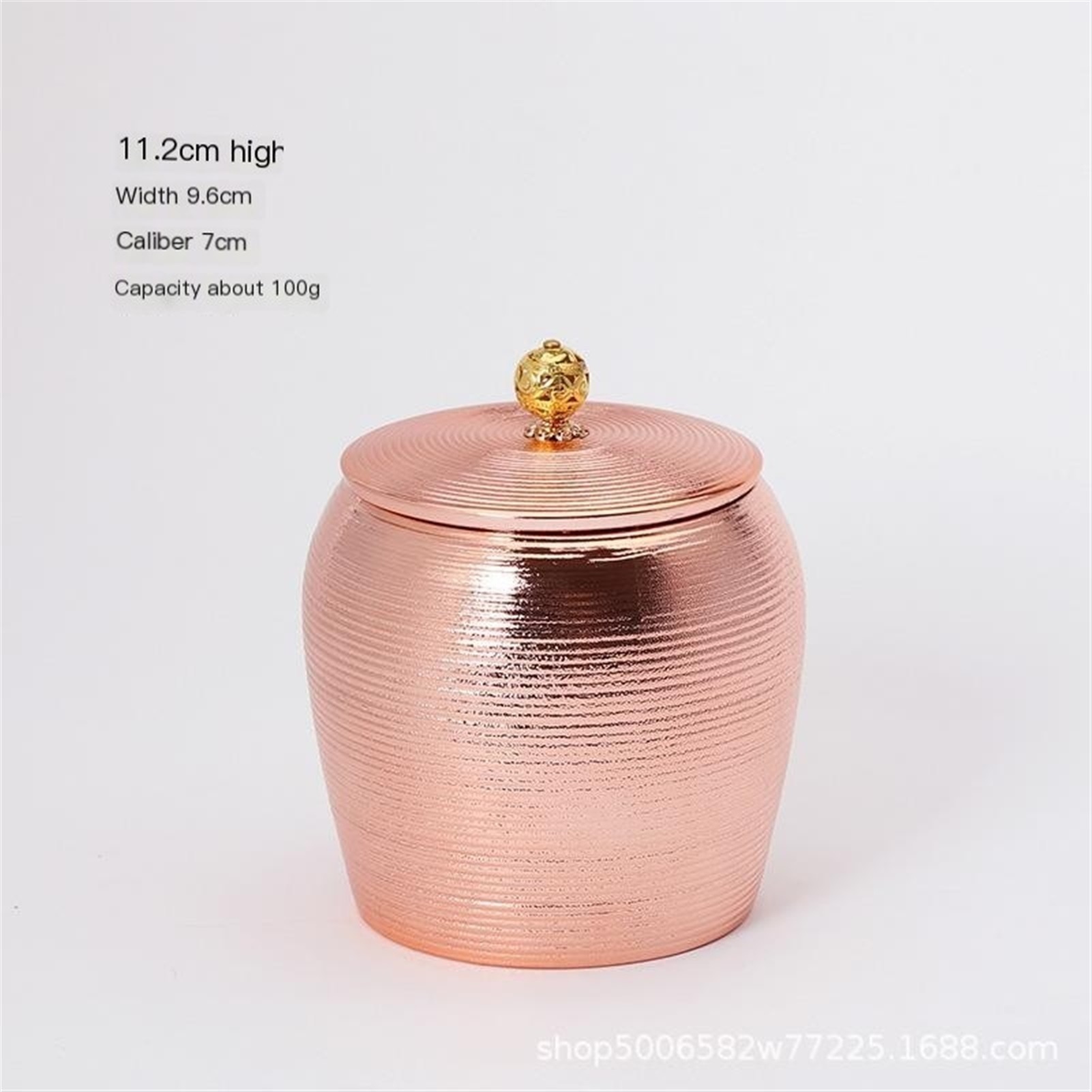 European-style Golden Ceramics Ashes Urn Holder Pet Memorial Funeral Ashes Jar Urn Cremation Keepsake Pal Casket