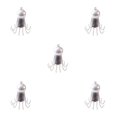 thumbnail image 3 of Advancent Fishing Lure 6-claw Hooks Portable Universal Tackle Tool Barbed Fish Fisherman Freshwater Metal Fishhooks Professional Type2, 3 of 6