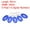 Blue, variant on Unique Bargains Metal Number Tags Key Tag with Ring, 1-5 Numbered Oval 50x30mm/2x1.2inch Green for Coding, Decoration,5pcs