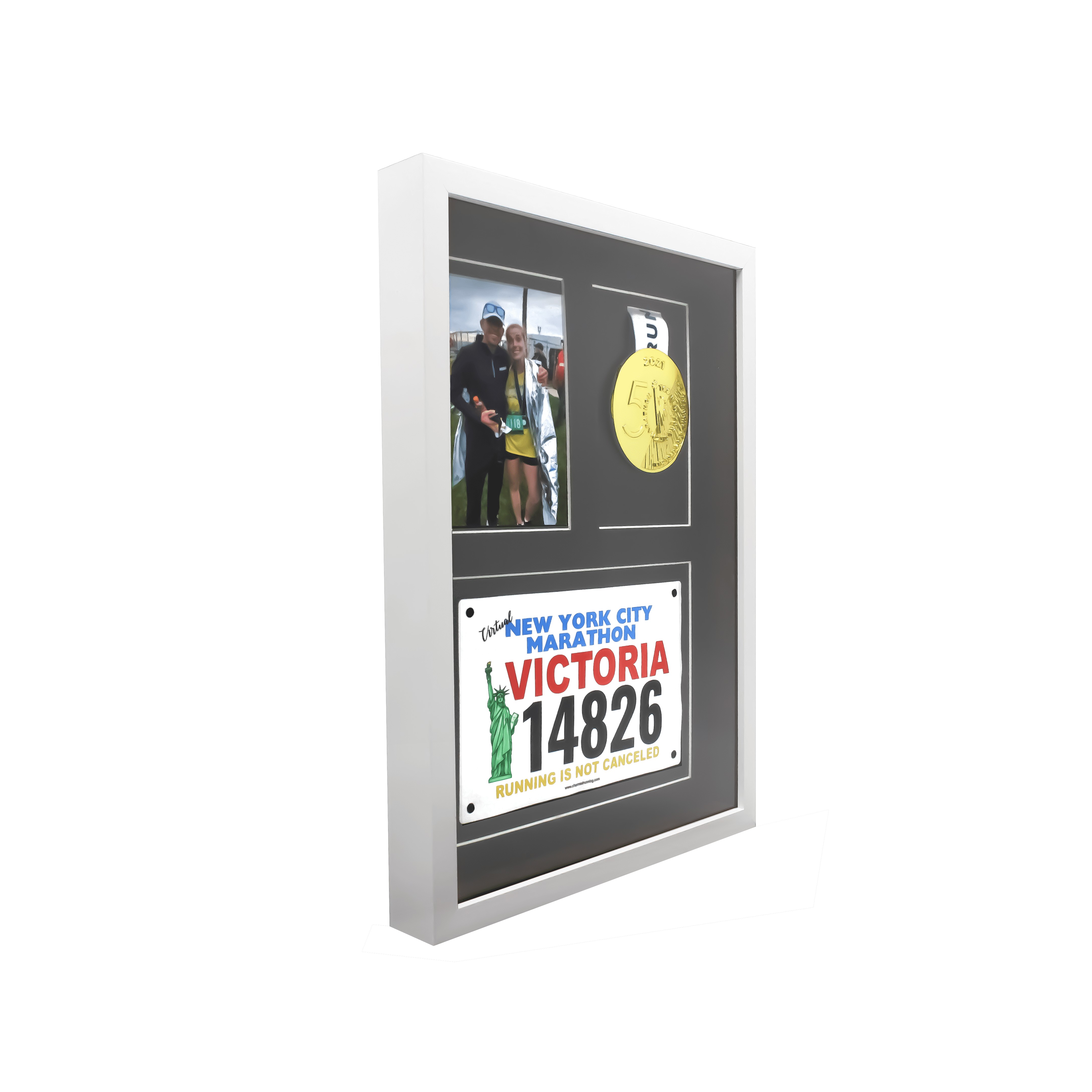 Shadow Box frames 3D Deep Gloss Black or Gloss White with picture mounts medals 