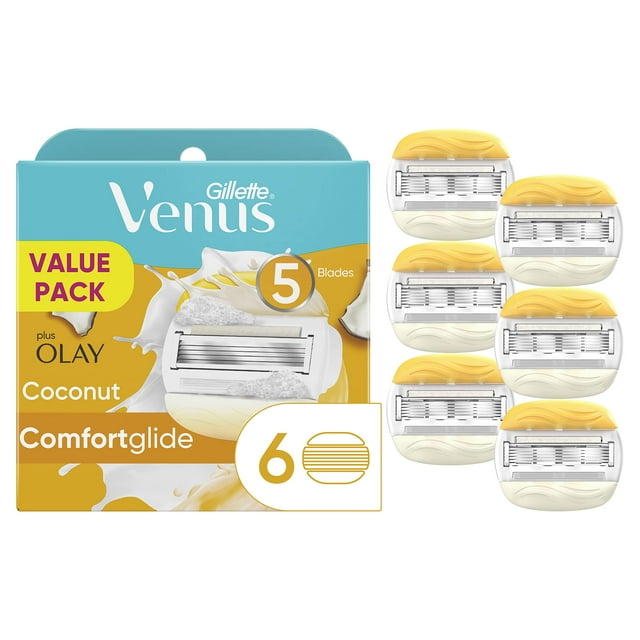 Recambios para cuchillas de afeitar Gillette Venus ComfortGlide, 6 unidades