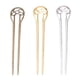 thumbnail image 4 of Minnieouse Clip de libro ahueca hacia fuera manualidades DIY elegantes palitos de pelo en forma de U herramientas de estilismo hechas a mano para amantes de Accesorio para el cabello Bronce antiguo Minnieouse  AP009876-01B, 4 of 6