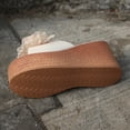 thumbnail image 6 of Women's Floral Wedge Slide Sandals Thick Platform Heel Casual Summer Beach Mules for Women Comfortable Slip On Shoes with 3D Flower Decor, 6 of 10