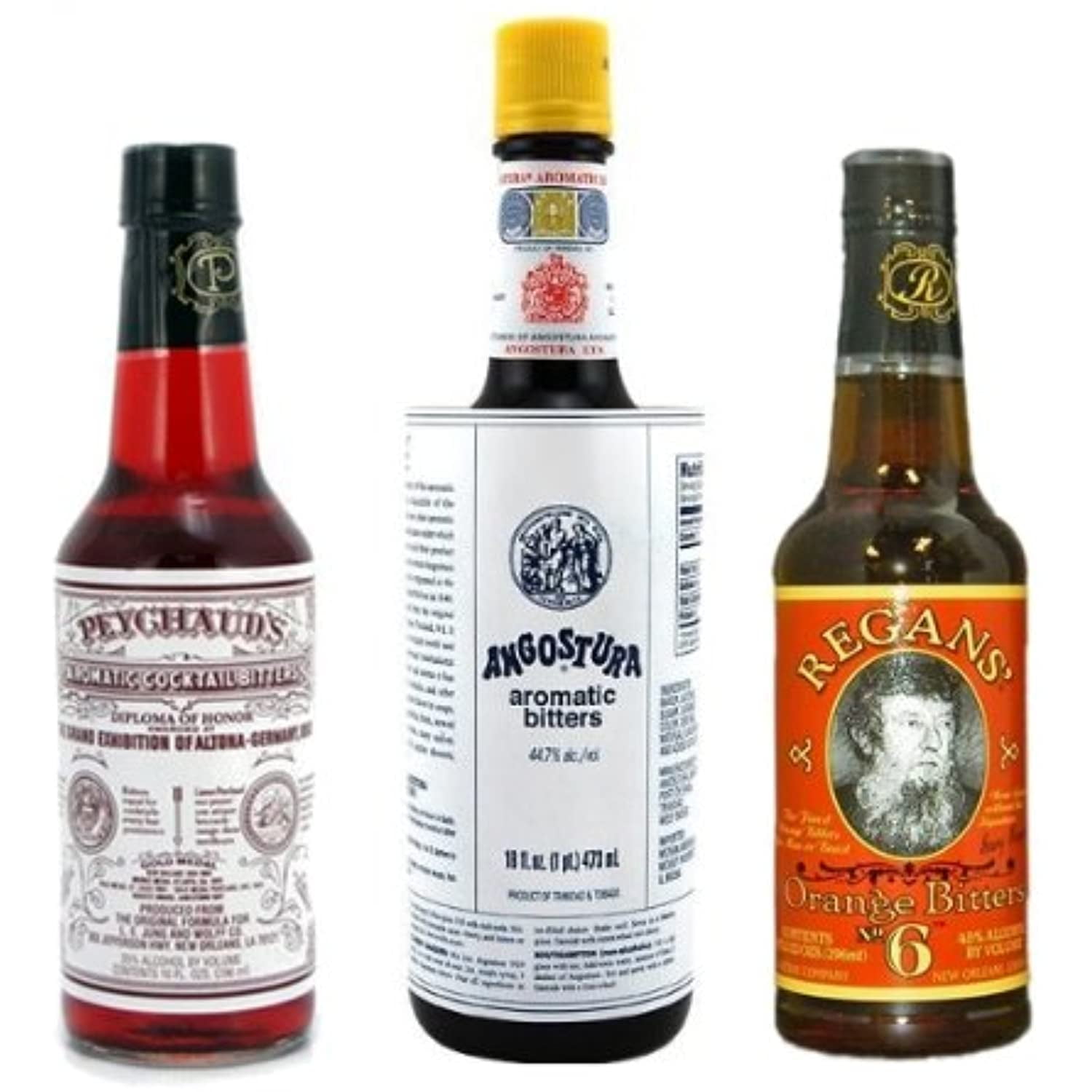 Bitters XL "Triple Play" Variety 3Pack Angostura, Peychauds and