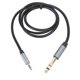 thumbnail image 2 of Cable Estéreo de 3.5 mm A 6.35 mm, Enchufe y Juego de Altavoces Transferencia Sin Pérdida de Cable de 24K Conector Chapado de Oro para Guitarras para Dispositivos de Cine en Casa, 2 of 7