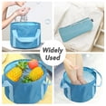 thumbnail image 4 of Cubo de camping plegable de 16 l, portátil, para viajes, contenedor de agua, lavabo, para acampar al aire libre, picnic, herramientas de pesca., 4 of 5
