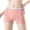 Pink, variant on Women Strap On Harness Panties Solid Basic Daily Briefs Comfy Boyshort Underwear Black XXXL