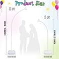 thumbnail image 2 of Kit de arco con forma de globo iluminado AerWo de 2,5 m y 1,8 m para decoración de fiestas, 2 of 7