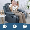thumbnail image 2 of Recliner Cushions for Long Sitting, Egg Crate Foam Recliner Cushion for Elderly Reduces Muscle Fatigue and Provides Air Flow, Extra Large Non-Slip Seat Cushion with Back Support(20*20*4in), 2 of 14