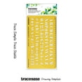 thumbnail image 6 of Traceease Alphabet Lettering Template Drafting Tools English Letter Alphabets Stencil, 6 of 6