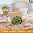 thumbnail image 6 of Yayeee Napkin Holder for Table Kitchen Paper Tissue Organization, Orange Tree Pattern, 6 of 8