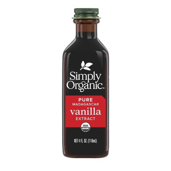 Simply Organic Pure Madagascar Vanilla Extract, 4 fl. oz. Bottle