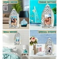 thumbnail image 3 of CoTa Global Baja Boat Frame - 4x6 White Distressed Wood Beach Photo Frame for Summer Vacation Memory, Handmade Tropical Nautical Picture Frame for Tabletop and Ocean Decor - 12.25 Inches, 3 of 7