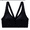 Black, variant on Women's Front Closure Push Up Bra Jelly Strip Back Smoothing Sports Bra Enhances Cleavage And Comfortable Full Coverage Bras