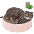thumbnail image 4 of Tablas rascadoras para gatos, cartón rascador de doble cara 2 en 1 para gatos, tabla rascadora redonda para gatitos y gatos adultos (l: 40*40*10cm, Reemplazo, 4 of 4