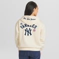 thumbnail image 2 of Women's WEAR by Erin Andrews Cream New York Yankees Full-Zip Hoodie, 2 of 4