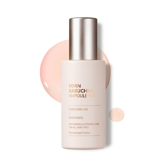 CU Dr. Solution PDRN Ampolla Cuidado de la piel coreano con ADN de salmón Bakuchiol a base de plantas Hidratante Bífida y colágeno Cuidado de la piel coreano Ampolla de suero PDRN 35 ml (1.01 fl. oz.)