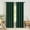 Dark Green, variant on Yipa Blackout Privacy Drapes Energy Efficient Luxury Window Curtain Panel Thick Solid Curtains UV Protection Living Room Beige 52 x 84 inch