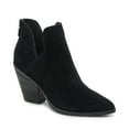 thumbnail image 2 of Blondo Neda Black Suede Waterproof Almond Toe Back Zipper Heeled Ankle Boots (Black Suede, 8), 2 of 9