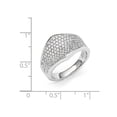 thumbnail image 2 of Sterling Silver and Cubic Zirconia Fancy Ring - Size 7, 2 of 2