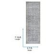 thumbnail image 2 of Livabliss x Vivir Lorelai Vintage Washable Runner Area Rug, 2'7" x 7'10", Gray, (3' x 8'), 2 of 7