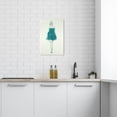 thumbnail image 2 of Wynwood Studio Canvas Runway Letter Turquoise Fashion and Glam Runway Wall Art Canvas Print Blue Teal 16x24, 2 of 3