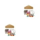 thumbnail image 3 of Pendientes retro grandes flores Qarigey 6 uds joyería mujeres niñas hecho a mano, 3 of 6