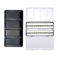 thumbnail image 4 of HOMYL Empty Watercolor Palette Compact Travel Metal Paint Box for Acrylic Painting with 48 Half Pans, 4 of 8