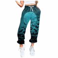 thumbnail image 5 of Dakiuu Tie Dye Graphic Print Drawstring Jogger Pants for Women Halloween All over Print Elastic Waist Casual Sweatpants Loose Fit Trousers for Fall Daily Party Loungewear, 5 of 5