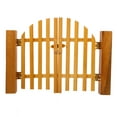 thumbnail image 1 of Dollhouse Accessory Wooden Gate Decoration Mini Courtyard Layout Wooden Gate Model, 1 of 6