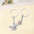 thumbnail image 5 of 1Set Key Chain Rings, Heart Keychain, Matching Couple Gift for Boyfriend Girlfriend, Matching Keychains Best Friend Couples Gifts, Anniversary Birthday Gift for Him Her Girlfriend Boyfriend, Red, 5 of 7