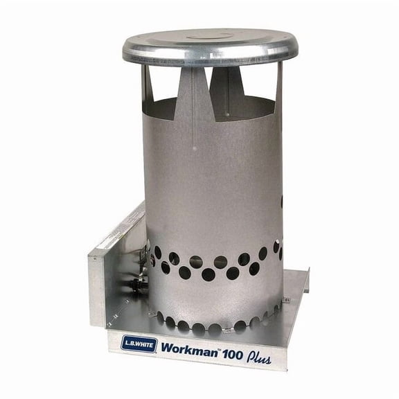 Portable Gas Floor Heater, Natural Gas, Matchless Piezo, 15 in Wx 16 1/2 in L